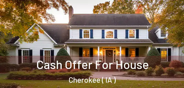  Cash Offer For House Cherokee ( IA )