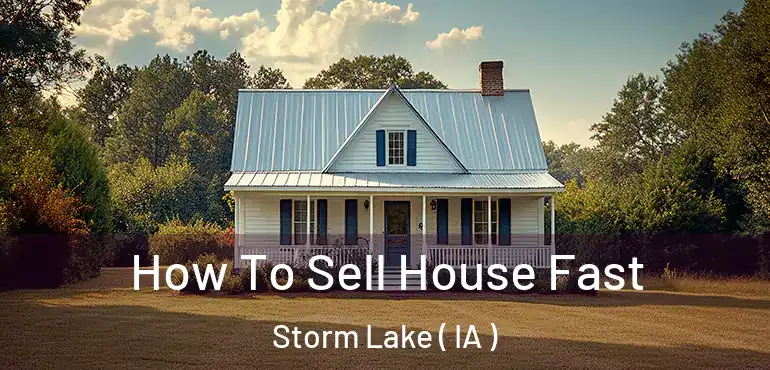  How To Sell House Fast Storm Lake ( IA )