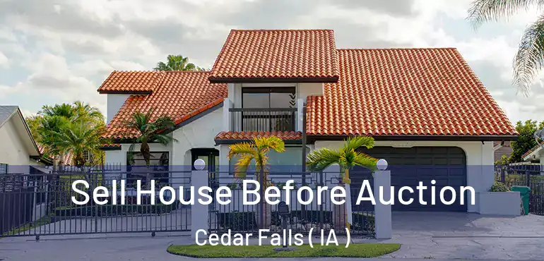  Sell House Before Auction Cedar Falls ( IA )