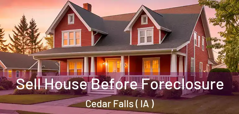  Sell House Before Foreclosure Cedar Falls ( IA )