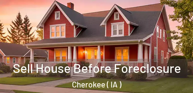  Sell House Before Foreclosure Cherokee ( IA )