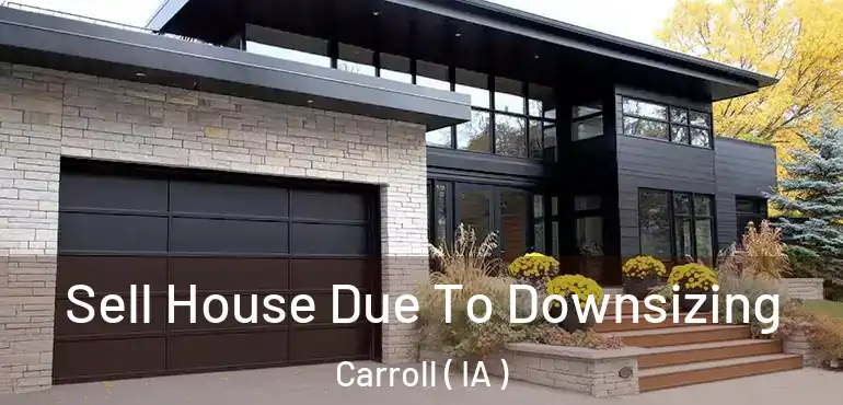  Sell House Due To Downsizing Carroll ( IA )
