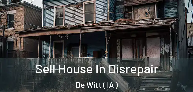  Sell House In Disrepair De Witt ( IA )