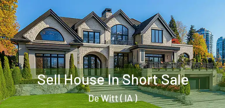  Sell House In Short Sale De Witt ( IA )
