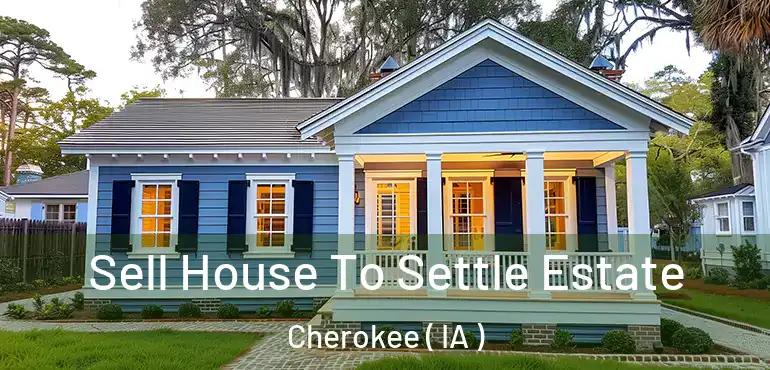  Sell House To Settle Estate Cherokee ( IA )