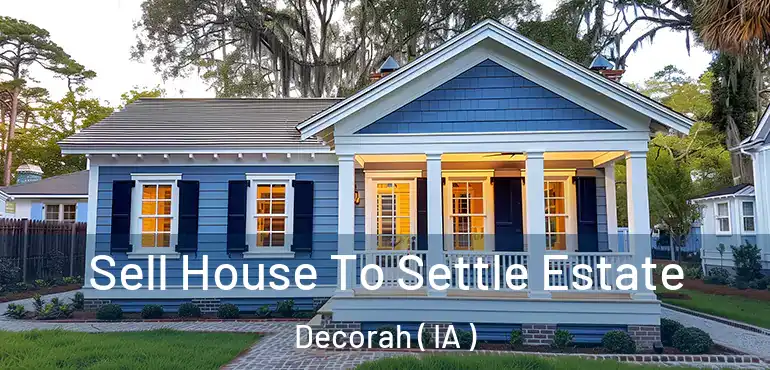  Sell House To Settle Estate Decorah ( IA )