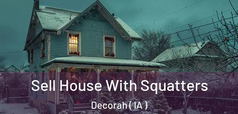  Sell House With Squatters Decorah ( IA )