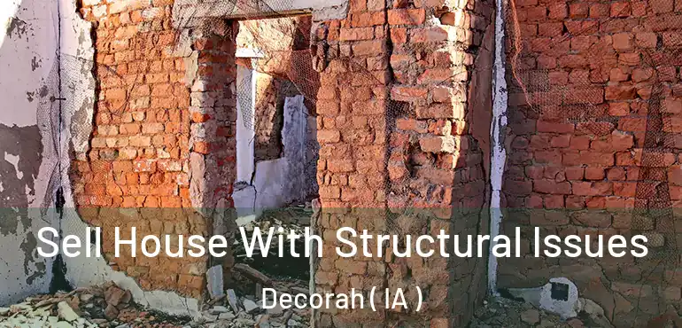  Sell House With Structural Issues Decorah ( IA )