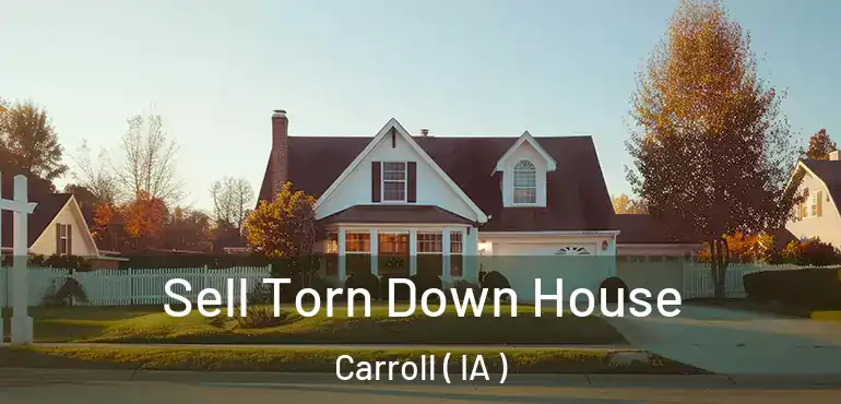  Sell Torn Down House Carroll ( IA )