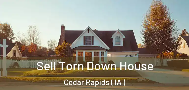  Sell Torn Down House Cedar Rapids ( IA )