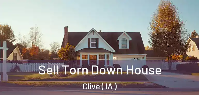  Sell Torn Down House Clive ( IA )