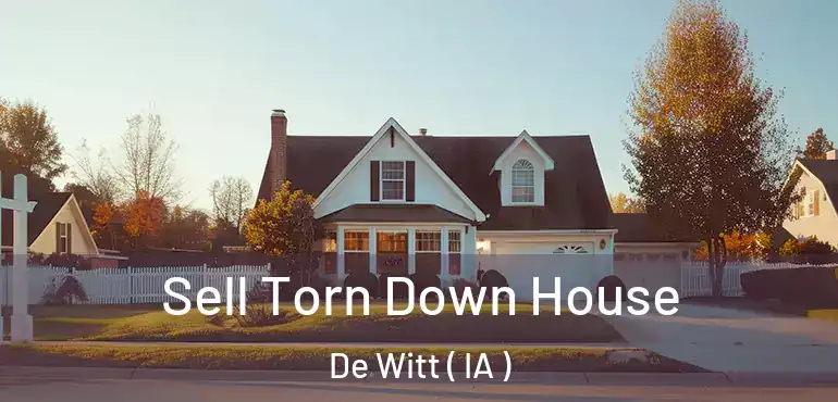  Sell Torn Down House De Witt ( IA )