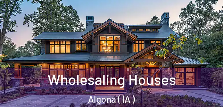 Wholesaling Houses Algona ( IA )