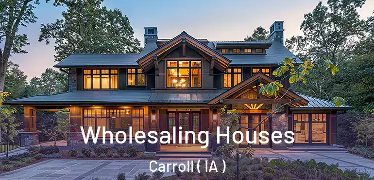  Wholesaling Houses Carroll ( IA )