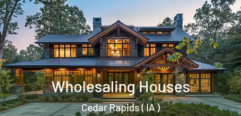  Wholesaling Houses Cedar Rapids ( IA )