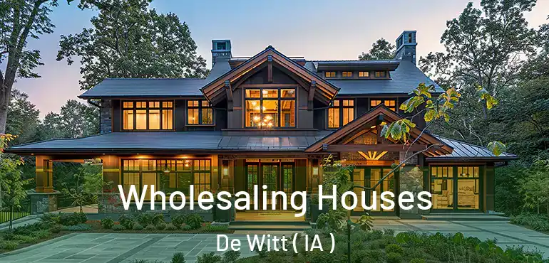  Wholesaling Houses De Witt ( IA )