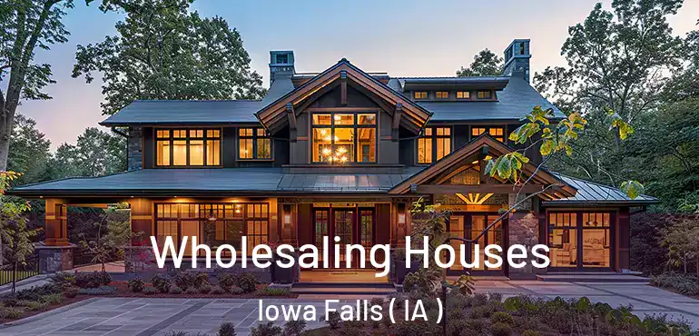  Wholesaling Houses Iowa Falls ( IA )