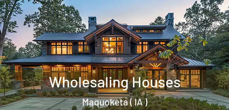  Wholesaling Houses Maquoketa ( IA )