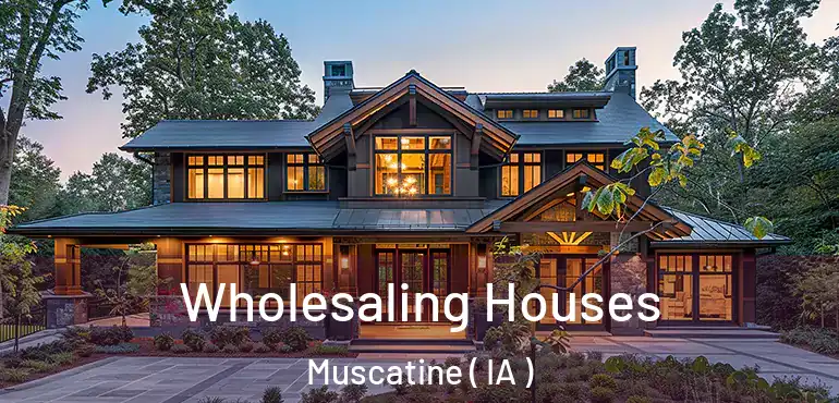  Wholesaling Houses Muscatine ( IA )