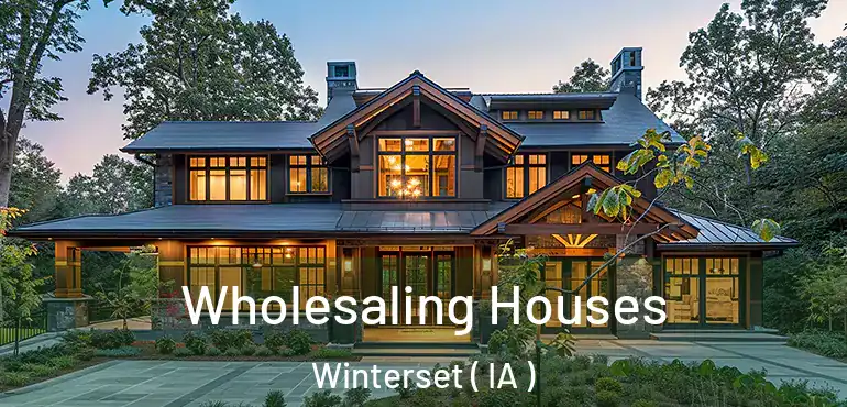  Wholesaling Houses Winterset ( IA )